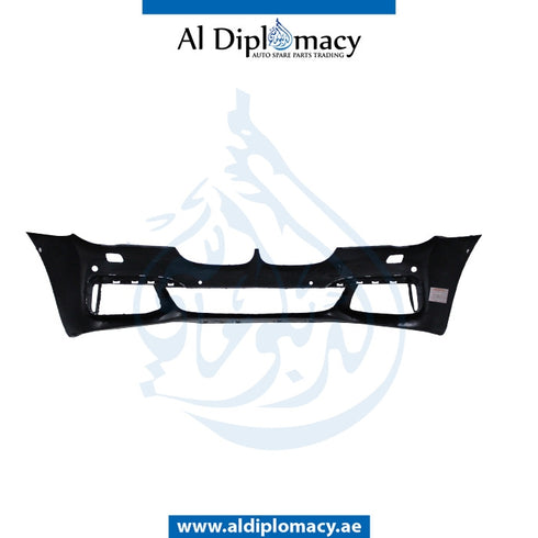 FRONT BUMPER, WITH SENSOR AND WIPER HOLE, M-TEC, LED FOG LAMP TYPE